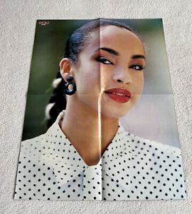 SADE 1988 Swedish Poster Music Magazine Okej 1980s Vintage Rare