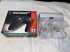 Nintendo 64 N64 OFFICIAL OEM BLACK CONTROLLER Box+Inserts ONLY - NO CONTROLLER
