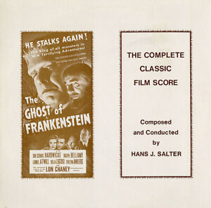 HANS J. SALTER ~ The Ghost Of Frankenstein ~ Rare 1979 US vinyl LP ~ NEAR MINT