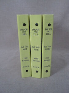 Touch and Tell American Printing House for the Blind 3 Volume Set Braille