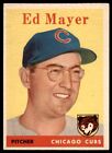 1958 Topps Ed Mayer  VG-EX RC Chicago Cubs #461