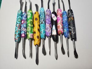 Pottery Wax Tool Carving Sculpting Polymer Clay Ergonomic Handles Choose Color