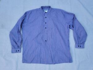 CLASSIC OLD WEST STYLES Men’s XLarge Vintage Cowboy Half Button Striped Shirt