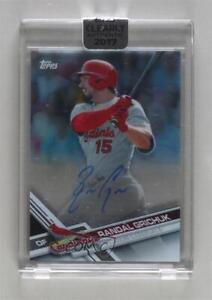2017 Topps Clearly Authentic Auto Randal Grichuk #CAAU-RG Auto