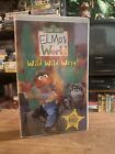 Elmos World - Wild Wild West (VHS, 2001) TESTED- Clamshell W/insert  (b3)
