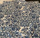 LAUREN RALPH LAUREN Tamarind Porcelain Pillow Sham Bird Blue 18.5”x 24.5 Inset