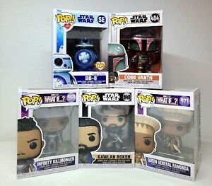 Funko Pop Various (LOT OF 5) Star Wars BB-8 Marvel What If..