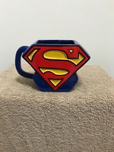 SUPERMAN SHIELD / LOGO Large CERAMIC COFFEE MUG DC SP0295