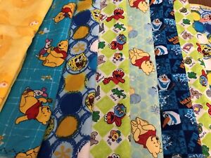 handmade flannel front and back baby/toddler blankets neutral group 2