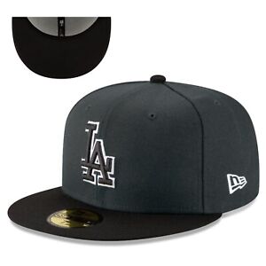 Los Angeles Dodgers Dark Gray Black Basic 59FIFTY Fitted