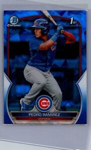 Pedro Ramirez 1st 2023 Bowman Chrome Sapphire Chicago Cubs