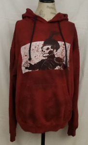 My Chemical Romance The Black Parade Pullover Hoodie - Red Black Tie Dye - Sz L*