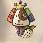 Romero Britto Royalty Dog 14072 Miniature Limited Edition Collectible Very Rare