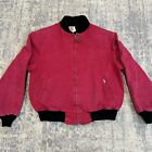 Vintage Carhartt Jacket JR160 100 Year Anniversary 1989 Red Size XL-2XL Faded