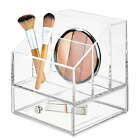 Clarity Cosmetic Palette Organizer with Drawer for Vanity to Hold Makeup