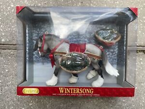 New Breyer Christmas Holiday Horse #700107 Wintersong Othello Draft Shire 2007