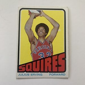 1972-73 Topps #195 Julius Erving Rookie Basketball Card