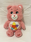 Care Bears 2022 True Heart Bear Pink Plush Star Heart Belly Stuffed Animal