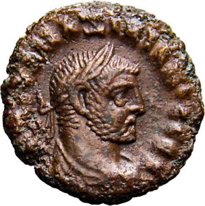Maximianus I., 285-305. B-tetradrachm, year 2 Rare Eagle Roman Coin CERTIFIED
