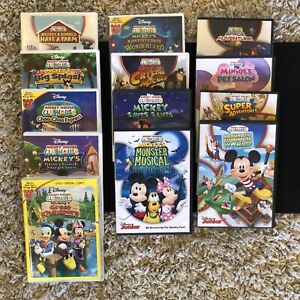 15x Lot DVDs - Disney's Mickey Mouse Clubhouse Jr. - Mickey, Minnie, Pete & More