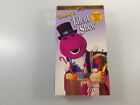 Barney's Talent Show (VHS 1996) Lyons Group Sing Along HTF WHITE TAPE FREE SHIP