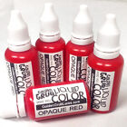 NEW 1 OZ. OPAQUE RED Liquid Color Dye Fishing Soft Bait Lure Making plastisol