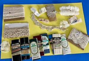 Antique To Modern Lot of Lace Array of Seam Binding and Bias Tape