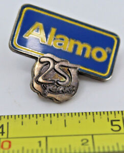 Alamo Car Rental 25 Years Anniversary Collectible Pin