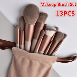 13 Pcs Professional Makeup Brush Set Soft Fur Beauty Foundation Cosmetic Brushes