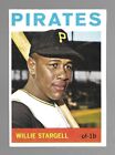 1964 TOPPS #342 WILLIE STARGELL 2nd year card HALL OF FAMER PIRATES VINTAGE
