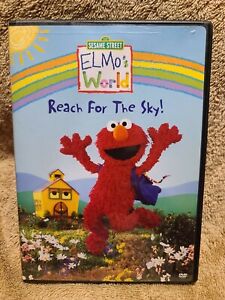SHELF00j DVD tested~  123 Sesame Street - Elmo's world - reach for the sky! It's