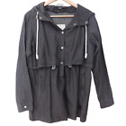 NEW Womens NIKITA Daybreak Jacket Trench Coat Petite Small PS Gray Tencel