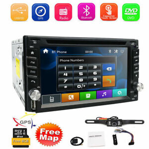 Car Stereo GPS Navi Bluetooth Radio Double 2 Din 6.2