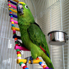 Pet Bird Toys Parrot Swing Climb Parakeet Budgie Ladder Hammock Hanging Cage Toy