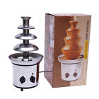 Chocolate Fountain Machine 4 Tier Stainless Luxury Cater Cheese Cascading Fondue