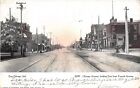 East Chicago Indiana Harbor~Chicago Avenue East at Forsythe~Barber Pole~1907 CT