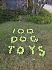 100 USED TENNIS BALLS - GREAT DOG TOYS !!!