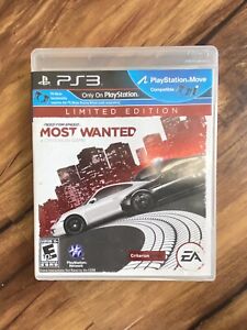 Need for Speed : Most Wanted Limited Edition / PS3 PLAYSTATION 3 / CIB W. Manual