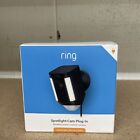Brand New- Ring Spotlight Cam Plug-In - Black
