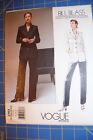 Vogue Pattern Bill Blass Designer #2163 Size 8,10,12 Misses Jacket & Pants