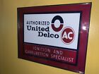 United AC Delco Mechanic Service Station Garage Bar Man Cave Advertising Sign