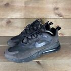 Nike air max 270 react Mens size 9 shoes black athletic running sneakers