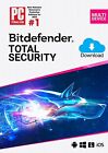 Bitdefender Total Security 2024 1-6 devices 1-2-3 Years (GLOBAL) + Daily VPN