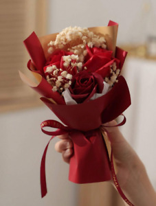 Top-Selling Eternal Rose Soap Flower Bouquet: Gift for Women ,Girlfriend ,Wife
