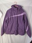 Columbia Two Tone Purple-Hooded Lined Zip Jacket Women's Size XL