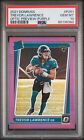 2021 Donruss Rated Optic PURPLE Preview TREVOR LAWRENCE PSA 10 Rookie RC Pop 15