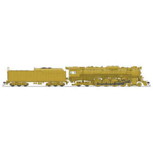 Broadway Limited HO P3 C&O J3a 4-8-4 Unlttrd Painted Brass Steam Loco DC/DCC