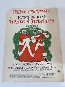 Vintage 1942 Irving Berlin's White Christmas Sheet Music Bing Crosby Danny Kaye