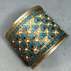 Antique Imperial Russian 84 Silver Enamel Napkin Ring