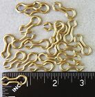 100 Count Size #3 Brass Sinker Eyes - Eyelets for Hilts & Do-It Lead Weight Mold